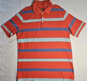 Mens Foundry Short Sleeve Striped Polo Shirt Size LT Large Tall - NICE - Picture 1 of 2