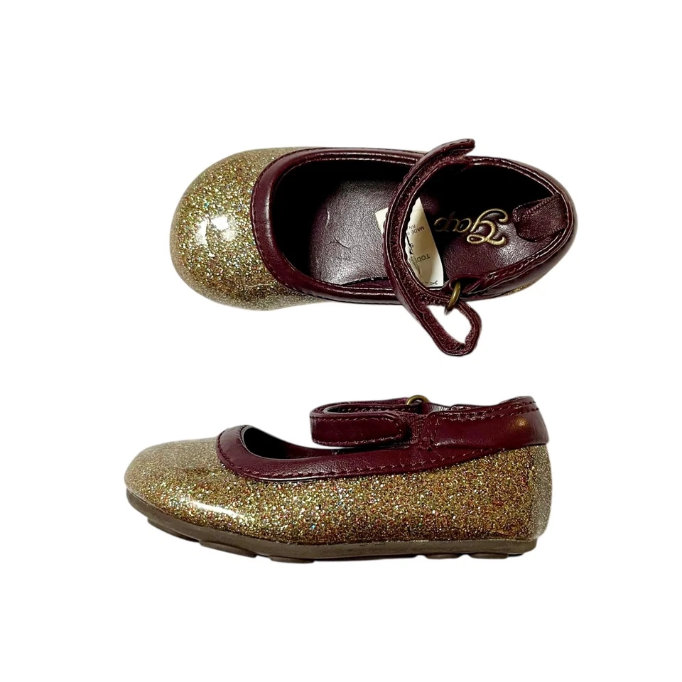 Pisos Mary Jane Gap Gold Glitter talla 5  Foto 1 de 4