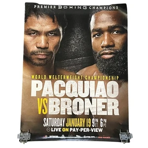 Boxing Champions Manny Pacquiao vs Adrian Broner Promo Poster 18" x 24" Showtime - Bild 1 von 6
