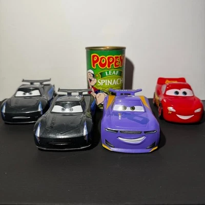 4 Pixar Cars IGNTR #2.0 Octane Gain #19 Lightning McQueen Plastic Disney 5 in - Image 1 of 4