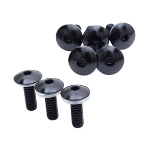 NEW Black M5 Windscreen Bolt Kit Aluminum For Yamaha YZF R6 2001-2020 Fairing - Bild 1 von 3