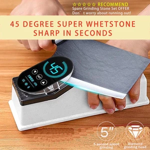 Afilador de cuchillos eléctrico USB - Herramienta de tijeras de cocina multifunción - Imagen 1 de 8