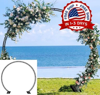 Arco de boda extra grande para ceremonia de 8,5 pies de ancho y 7,4 pies de alto Foto 1 de 4