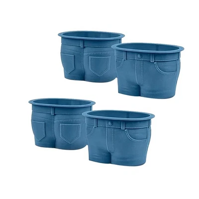 Jeans Silikon Cupcake, Silikon Muffinfolien, Silikon Backförmchen, 9609 - Bild 1 von 4