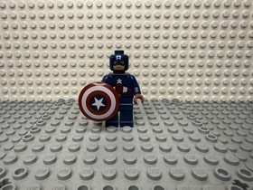 Lego Marvel Avengers Captain America with Shield Minifigure sh014 6865
