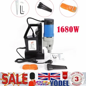 Portable Magnetic Drilling Machine Industrial Drill Stand Mag Drill 13800N 1680W - Picture 1 of 13