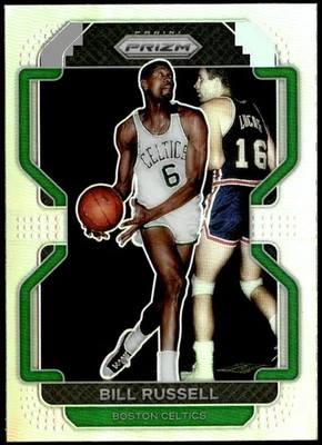 Bill Russell Silver E1 2021-22 Panini Prizm #254 Foto 1 de 2