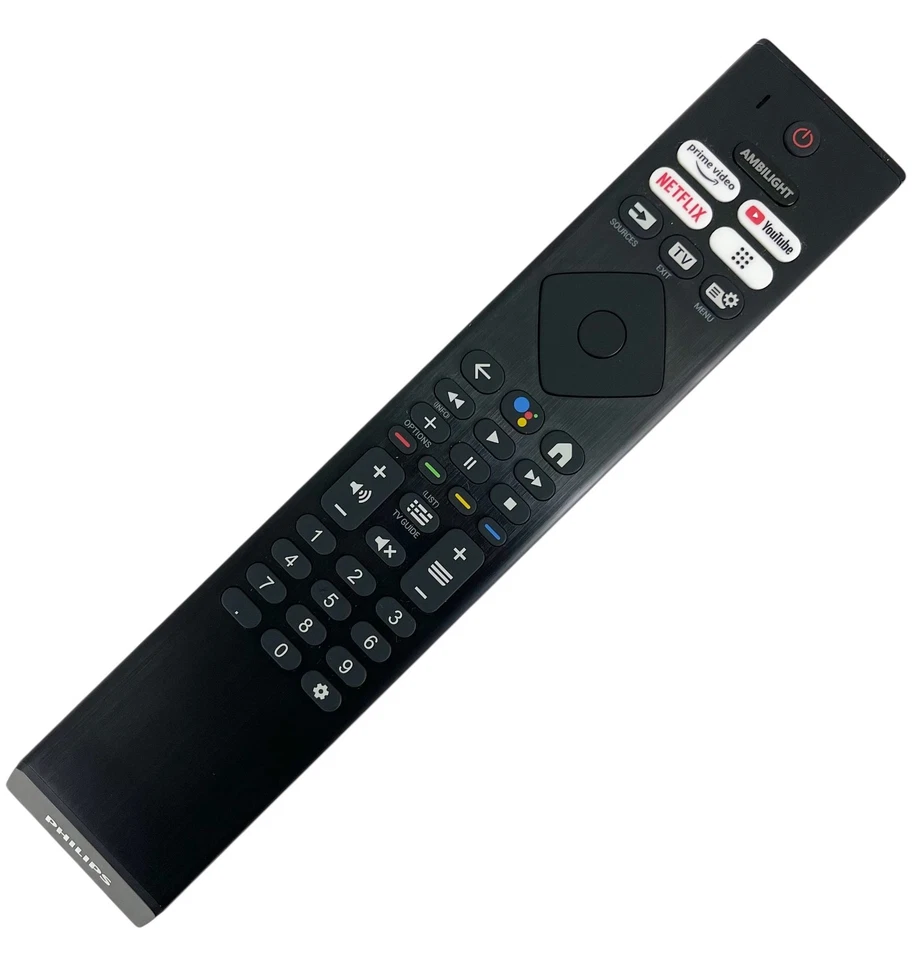 Original Philips 398GM10SEPHN0015SY SRC-4526 Ambilight Voice TV Remote Control - Image 1 of 4