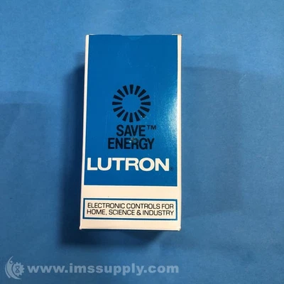 Atenuador giratorio de 3 vías Lutron D-603P-WH FNFP Foto 1 de 4