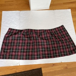 B Moss Women’s Sz 4 R Plaid Wrap Knee Length Skirt Rayon Poly EUC - Picture 1 of 6