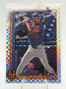 Jose Siri 2025 Topps Chrome X-Fractors New York Mets - Imagen 1 de 2