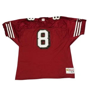 Vintage 80s San Francisco 49ers Steve Young Red Wilson Football Jersey Mens 2XL - Picture 1 of 9