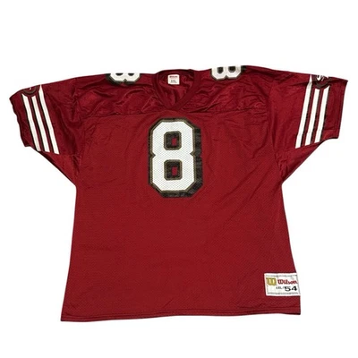 Винтажная мужская футболка 80-х San Francisco 49ers Steve Young Red Wilson 2XL - Изображение 1 из 4