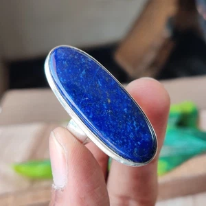 Anillo de Lapislázuli de Diseñador Plata de Ley 925 Hermoso Anillo de Regalo para Esposa PG8037 - Imagen 1 de 5