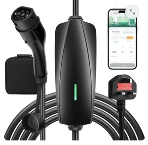 Caricabatteria EVJUICION Tipo da 2 a 3 Pin EV | 8M | 13A 3,3kW | Controllo APP | Portatile - Foto 1 di 13