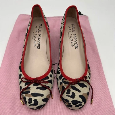 Cuñas Paul Mayer Attitudes Estampado Leopardo Mujer’s Talla 7  Foto 1 de 4