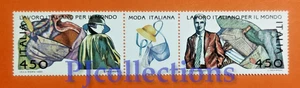 A1713-ITALIA - ITALY 1986 LAVORO ITALIANO NEL MONDO FULL STRIP 2 STAMPS MNH - Picture 1 of 1