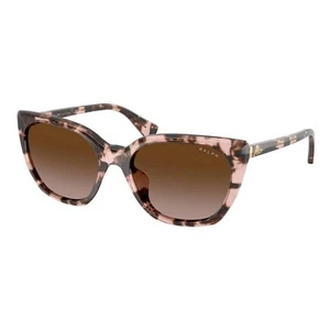 Ralph Lauren RA 5330U 605813 Shiny Pink Havana Plastic Sunglasses Brown - Picture 1 of 3