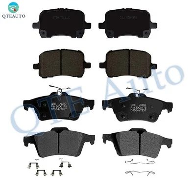 Set of 8 Front-Rear Ceramic Brake Pad Kit For 2007-2010 Saturn SKY - Image 1 of 4