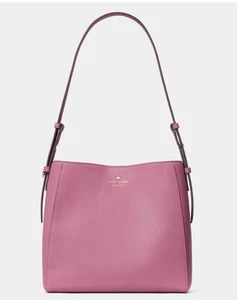 Bolso de Hombro Kate Spade KM546 Juliette Cuero Guijarro Mediano Cubo - Imagen 1 de 4