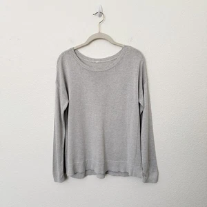 Lululemon Gr. Small S 4 melierter dampfgrauer Wohlfühlpullover Kaschmirmischung - Bild 1 von 10