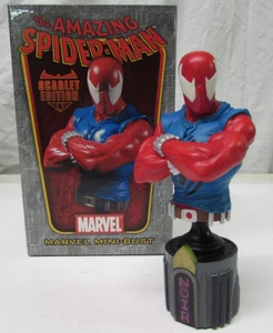 Bowen Designs Marvel 6" Scarlet Spider Mini Bust Statue MIB C528 - Picture 1 of 5