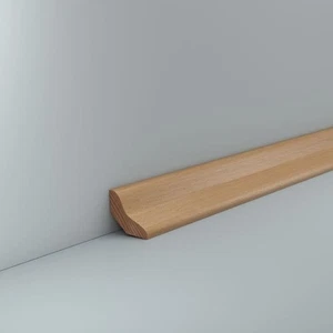 Hohlkehlleiste Holz Buche 30 x 30 mm Holzleiste 2,4 Meter Deckenleiste Hohlkehle - Bild 1 von 3