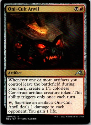 Oni-Cult Anvil U Kamigawa: Neon Dynasty 230 NM - Image 1 of 2