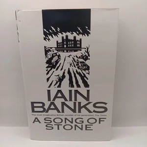 Iain Banks Signed Book A Song Of Stone UK First Edition Abacus 1997 Hardback - Picture 1 of 17