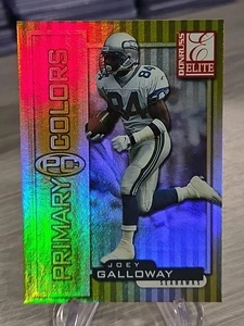 Joey Galloway 1999 Donruss Elite Primary Colors Yellow /1875 #26 Seahawks - Bild 1 von 3
