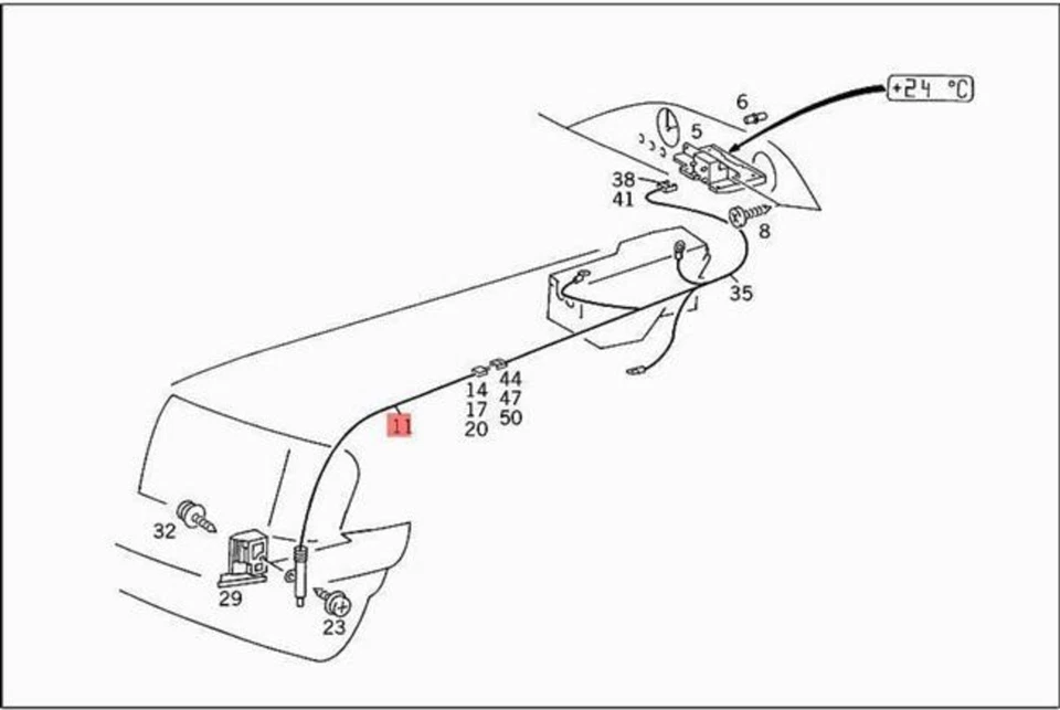Unidad emisora original MERCEDES A124 C124 C126 C140 R107 R129 S124 0015422618 Foto 1 de 1