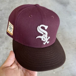 Gorra ajustada 7 5/8 Chicago White Sox 59fifty New Era 95 años rosa UV - Imagen 1 de 3