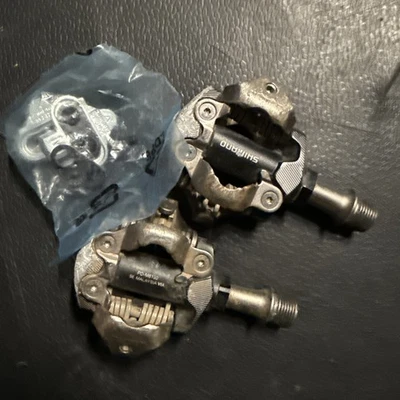 Shimano Deore XT M8100 Mountain Bike Spd Clipless Pedals And Cleats 9/16 - Image 1 of 4