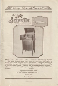 1920 Pathe Actuelle Freres Phonograph Co. Brooklyn, NY PRINT AD 7”x10” OFF2 - Picture 1 of 3