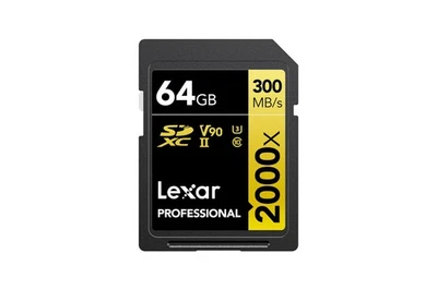 Lexar Professional 2000x SD Karte 64GB – Hochgeschwindigkeit für Profis - Bild 1 von 4