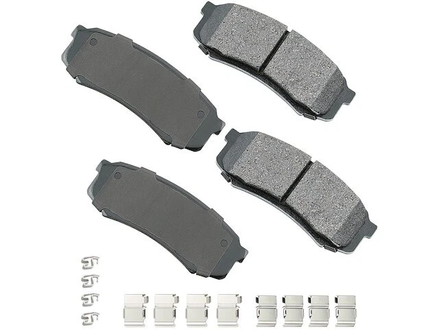 Rear Brake Pad Set For 2007-2014 Toyota FJ Cruiser 4.0L V6 2013 2008 ZK952VS - Image 1 of 1