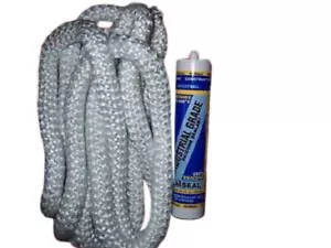 WoodMaster Outdoor Wood Boiler, Door Seal Kit, W/(10') 1" Rope and (1) Silicone. - Picture 1 of 1