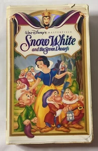 Snow White and the Seven Dwarfs (VHS, 1994) Walt Disney Masterpiece - Imagen 1 de 2
