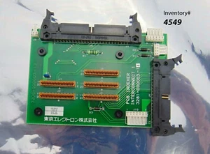 TEL Tokyo Electron 3281-000003-14 PCB Indexer Interconnect 1 Circuit Board *used - Picture 1 of 4