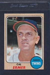 1968 Topps #206 Cal Ermer Twins NM *4851 - Picture 1 of 1