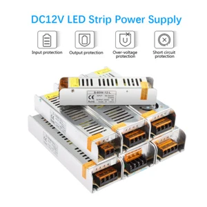 12V LED Trafo Netzteil Treiber 100/180/240/250 W Schaltnetzteil IP20 LED Driver - Bild 1 von 14