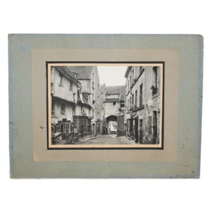 Ancienne photo 23.2 x 16.8 / Falaise - rue des Cordeliers / support carton - Picture 1 of 8