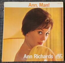 ANN RICHARDS - ANN, MAN! 1961 LP ATCO RECORDS VOCAL JAZZ VINYL VG+ FREE SHIPPING