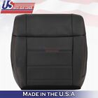 2008 to 2012 FITS Jeep Wrangler Driver Bottom Genuine Leather Seat Cover Black