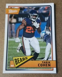 Tarik Cohen 2018 Classics Yellow Back #19 - Chicago Bears - Imagen 1 de 2