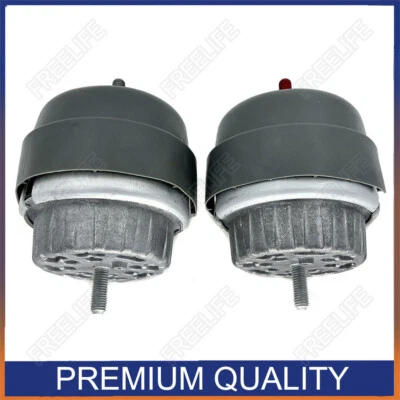 Pair of Left and Right Side Engine Motor Mounts For Audi A6 C6 Quattro 3.0L 3.2L - Image 1 of 4