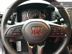 AUTOTECKNIC DRY CARBON FIBER SHIFT STEERING PADDLES FOR 2017 NISSAN R35 GTR GT-R - Picture 1 of 3