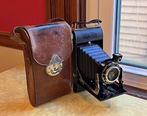 Ensign 320 Selfix Folding Film Camera with 6.3 105mm Lens + Case - Picture 1 of 23