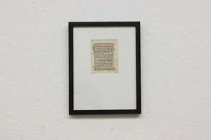 Medieval Illuminated 1500s Latin Painted Vellum Manuscript #53904 - Picture 1 of 9