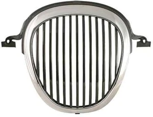 Rejilla de radiador cromada genuina Jaguar tipo S 1999-2002 con listones grises - XR81067 - Imagen 1 de 1